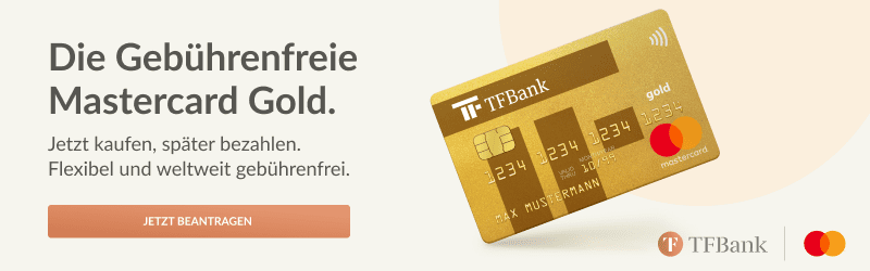 TF-Bank-Mastercard Gold Gebührenfrei Österreich